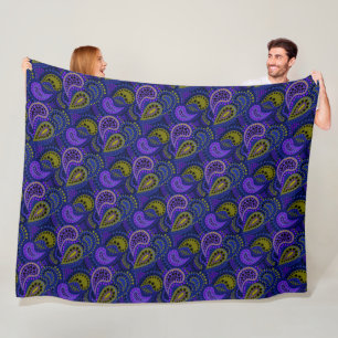 Couverture Polaire Motif de pois abstrait de concombres turcs