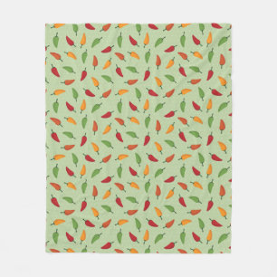 Couverture Polaire Motif de poivre de piments