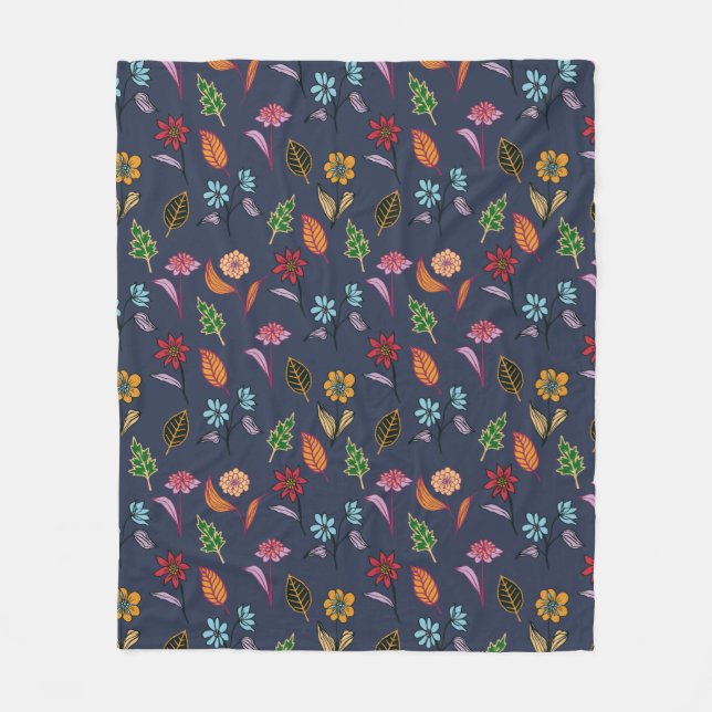 Couverture Polaire Motif de printemps Extraordinaire (Devant)