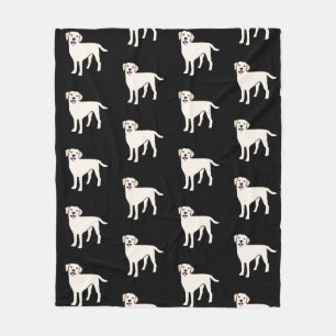 Couverture Polaire Motif de recherche du Labrador du Laboratoire jaun