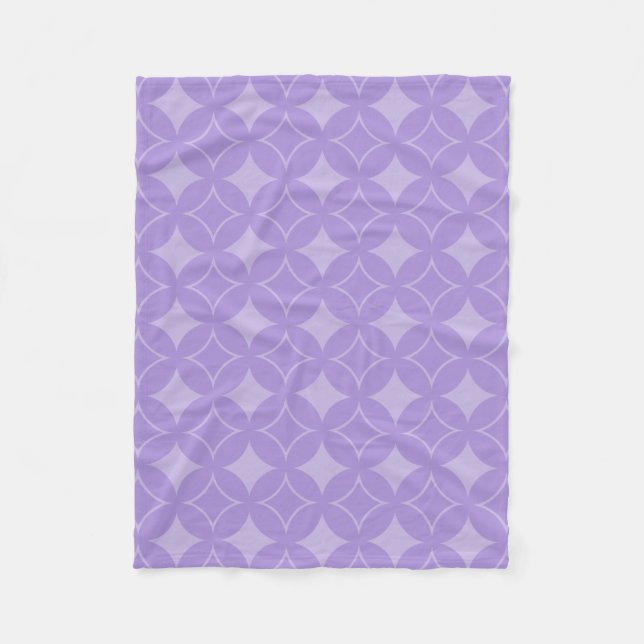 Couverture Polaire Motif de shippo Lilac (Devant)