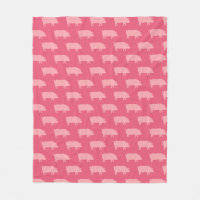 Motif de silhouettes de porc rose | Le mignon amou
