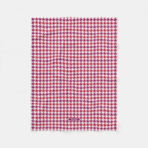 Couverture Polaire Motif de socle rouge pourpre rétro crimson