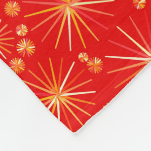 Couverture Polaire Motif de Spoutnik de la moitié du siècle,
