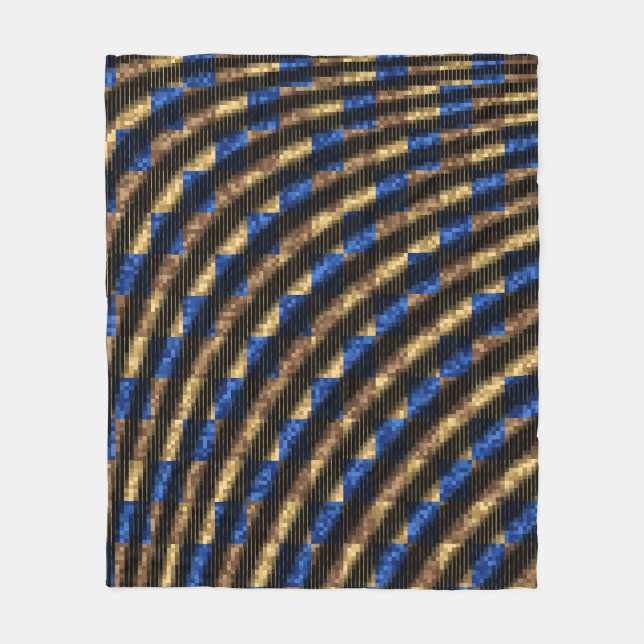 Couverture Polaire Motif de tapis persan  (Devant)