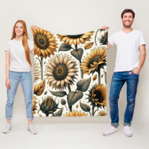 Motif de tournesol vibrant