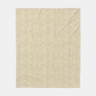 Couverture Polaire Motif de zigzag
