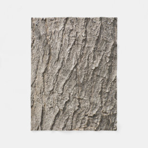 Couverture Polaire Motif d'écorce