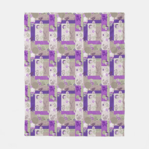 Couverture Polaire Motif d'édredon de bébé