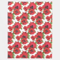 Motif des pépites rouges orientales sur blanc