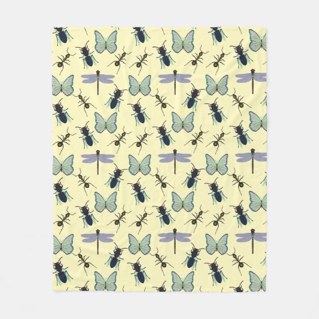 Couverture Polaire Motif d'été (Devant)