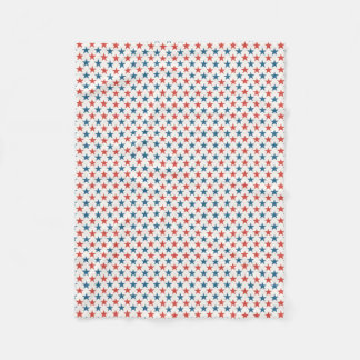 Couverture Polaire Motif d'étoiles patriotiques américaines