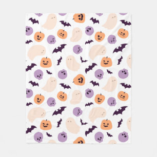 Couverture Polaire Motif d'Halloween pour enfants amusants