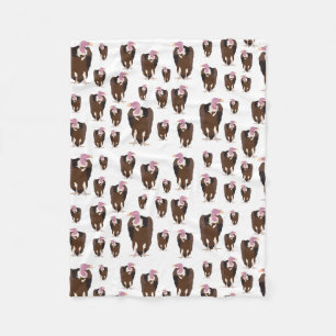 Couverture Polaire Motif d'oiseaux vautours