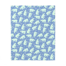 Motif d'ours blanc