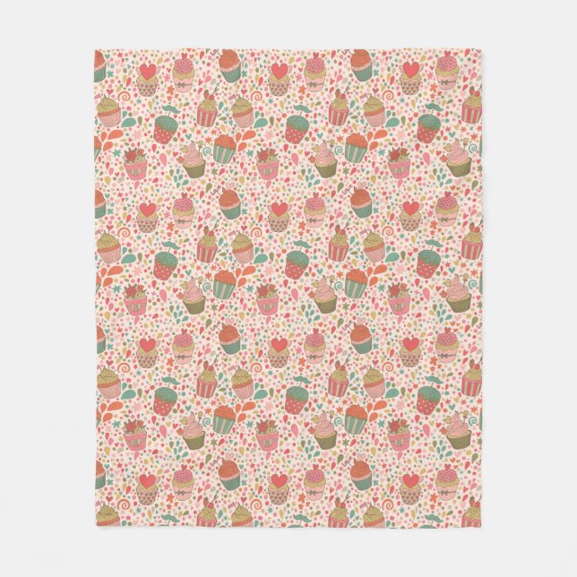 Couverture Polaire Motif doux (Devant)