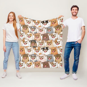 Couverture Polaire Motif du Chihuahua