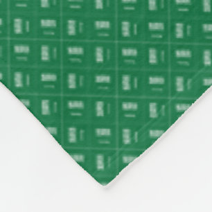 Couverture Polaire Motif du drapeau de l'Arabie Saoudite