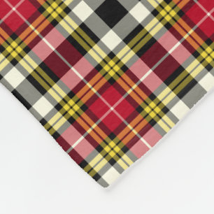 Couverture Polaire Motif écossais de plaid de tartan de robe de