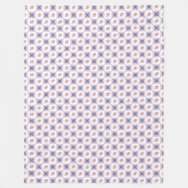 Couverture Polaire Motif élégant (Devant)