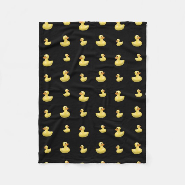 Couverture Polaire Motif en caoutchouc noir de canard (Devant)
