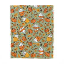 Motif Épice de Citrouille | Amateur de Café Automn