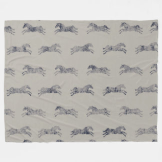 Couverture Polaire Motif équestre classique