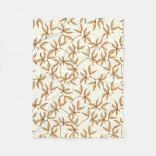 Couverture Polaire Motif feuille
