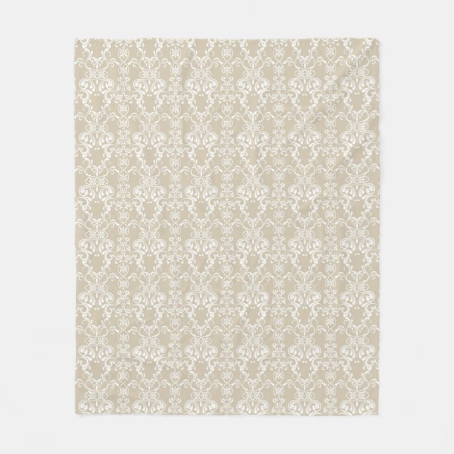 Couverture Polaire Motif floral 4 (Devant)