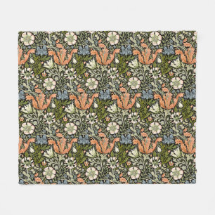Couverture Polaire Motif floral Art Nouveau de William Morris Compton