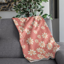 Motif floral de marguerite blanche Nom personnalis