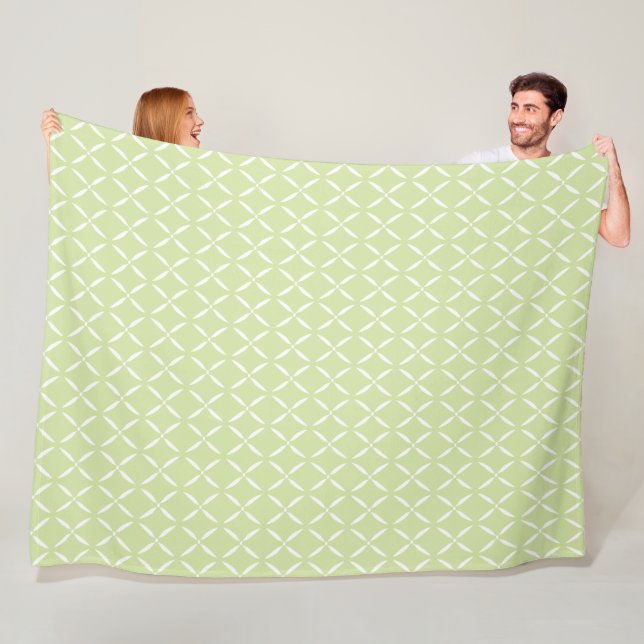Couverture Polaire Motif Floral Moderne Tendance (En situation)