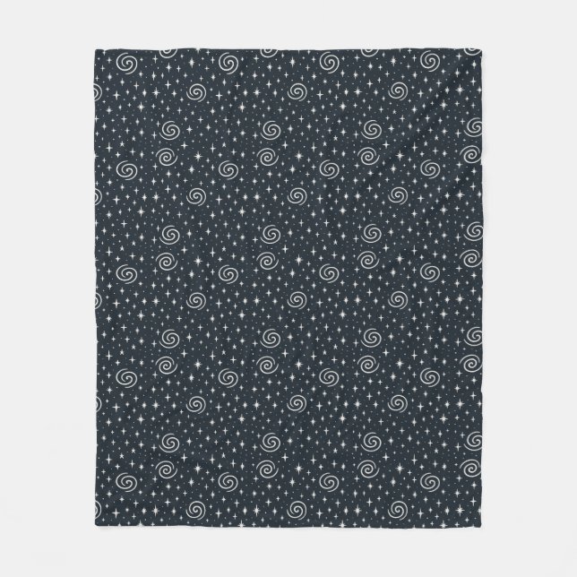 Couverture Polaire Motif Galaxy (Devant)