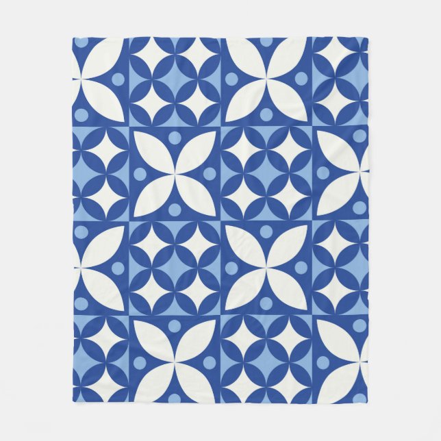 Couverture Polaire motif géométrique Abstrait sans couture en scandin (Devant)