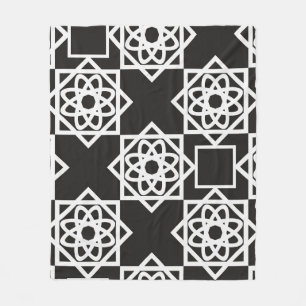 Couverture Polaire Motif géométrique arabe. Décor d'art. Islam. Fleur