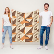 Motif géométrique en arche rétro des années 1970 e