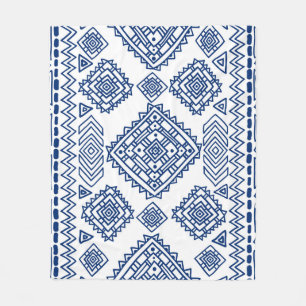 Couverture Polaire Motif géométrique homogène