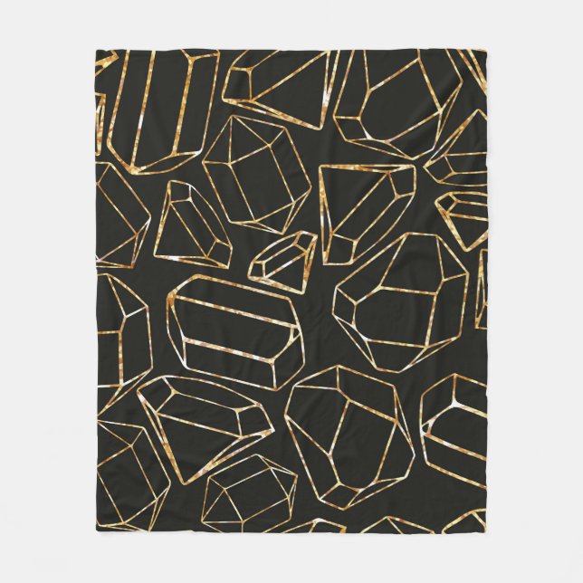 Couverture Polaire Motif géométrique sans couture dans le style rétro (Devant)