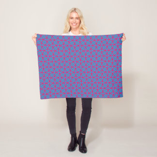 Couverture Polaire Motif géométrique Whimsical