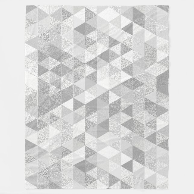 Couverture Polaire Motif grunge II de jolie triangle + vos idées (Devant)