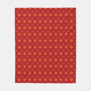 Couverture Polaire Motif indien