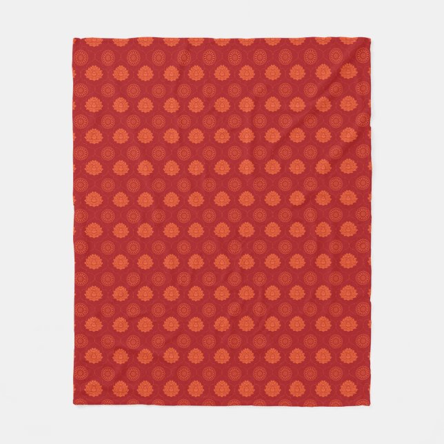 Couverture Polaire Motif indien (Devant)