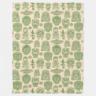 Couverture Polaire Motif inspiré par Aztec