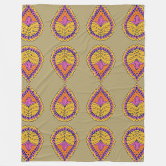 Couverture Polaire Motif juif marocain