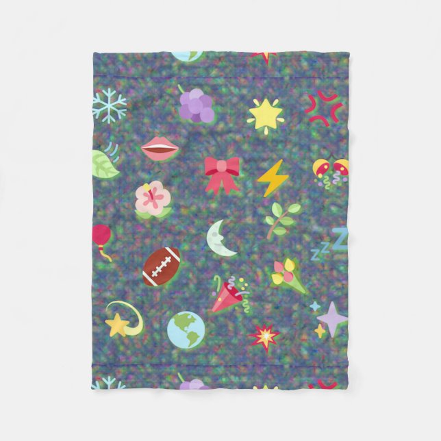 Couverture Polaire  motif kawaii  (Devant)