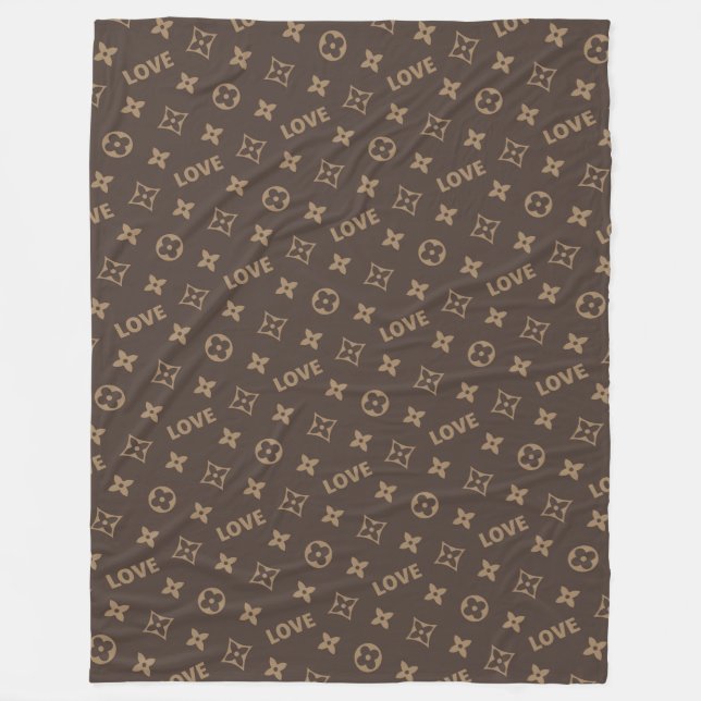 Couverture Polaire Motif Louis Vuitton (Devant)