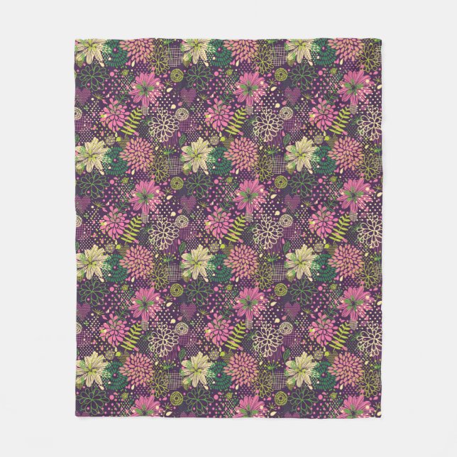 Couverture Polaire Motif lumineux (Devant)