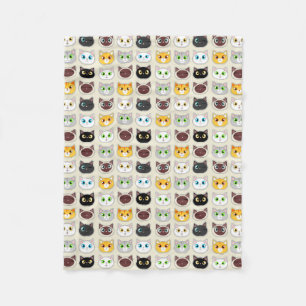 Couverture Polaire Motif mignon de chats
