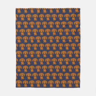 Couverture Polaire Motif mignon de teckels