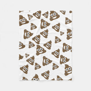 Couverture Polaire Motif mignon drôle d'Emoji de dunette
